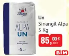 SİNANGİL ALPA UN 5 KG SİNANGİL ALPA UN 5 KG